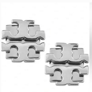 Tory Burch Logo Stud Earrings
